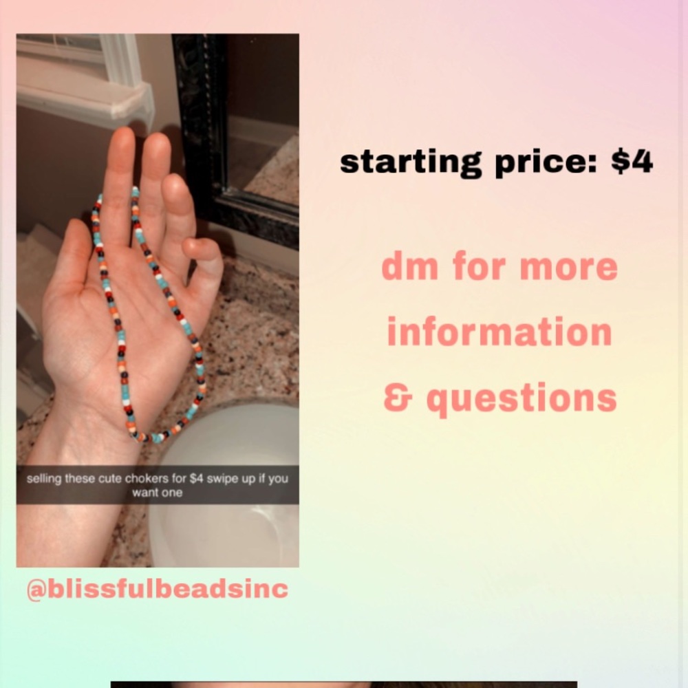 Handmade choker/bracelet/anklet